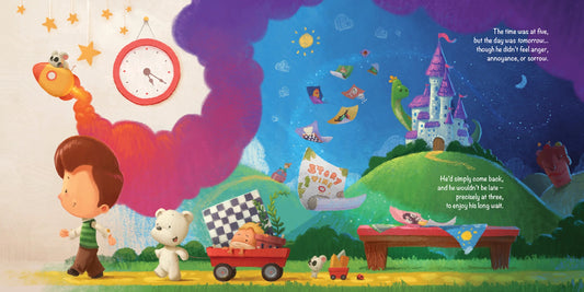 Patrick Picklebottom and the Longest Wait | Patrick Picklebottom Book | Page Spread